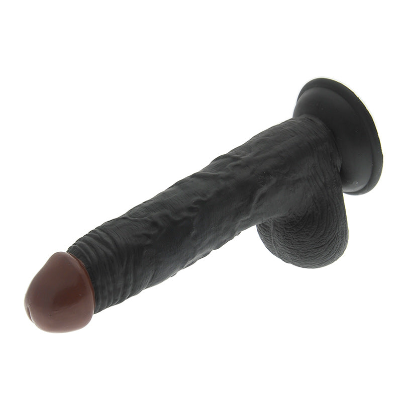 hoodlum 8 5 inch realistic black dildo