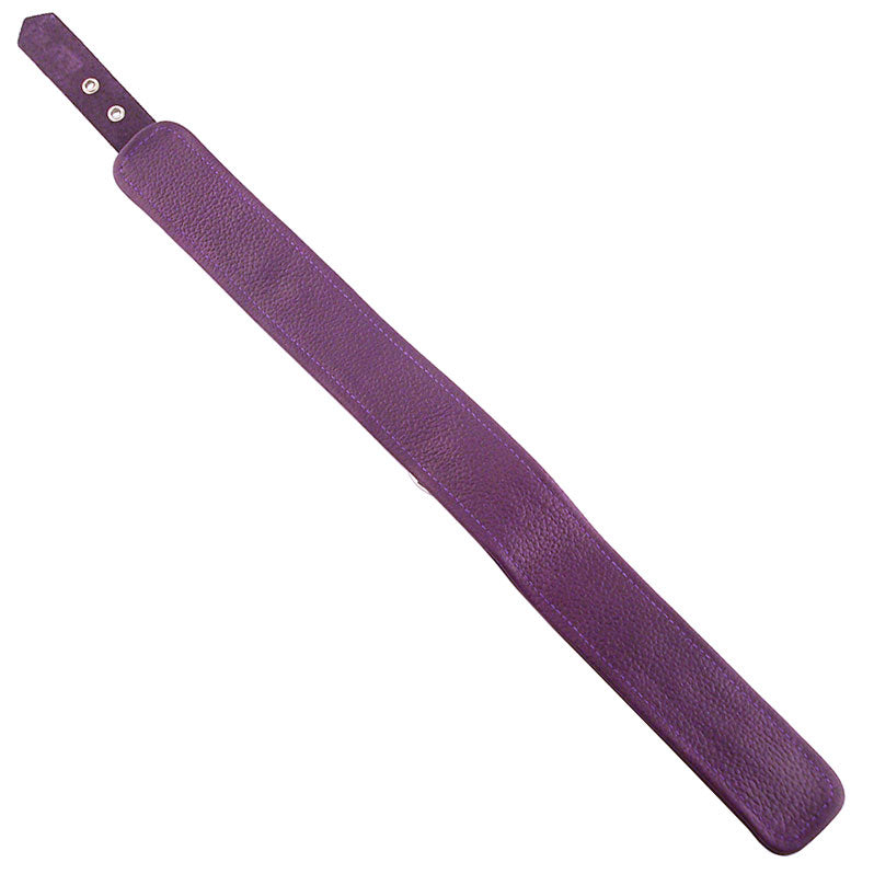 best rouge garments plain purple leather collar