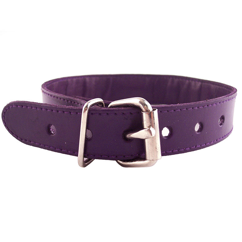 best rouge garments purple studded oring studded collar