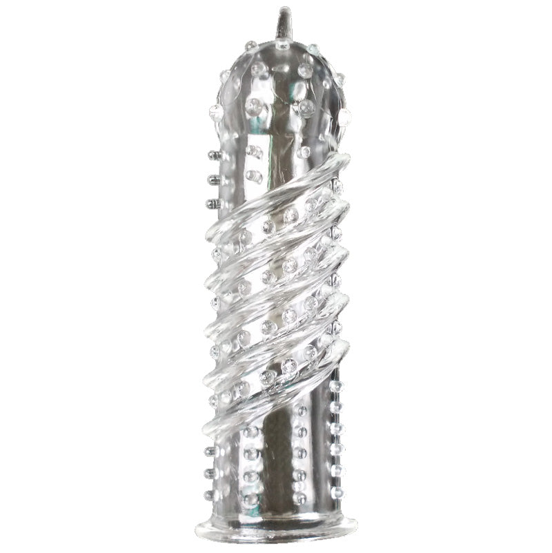 clear textured orgasma penis sleeve