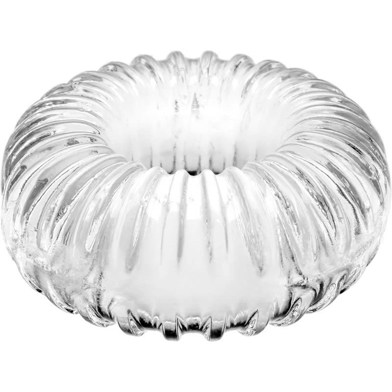 perfect fit ribbed ring clear