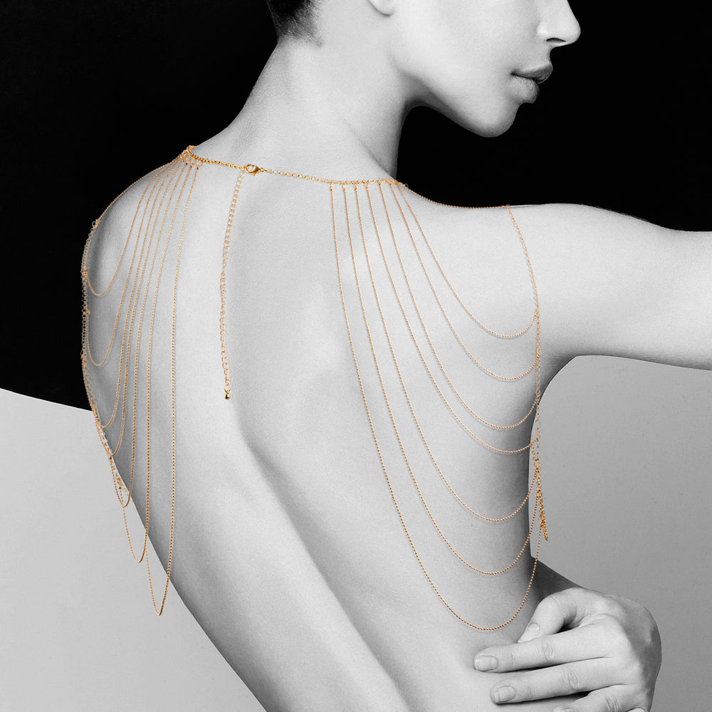 premium bijoux indiscrets magnifique shoulder jewellery gold