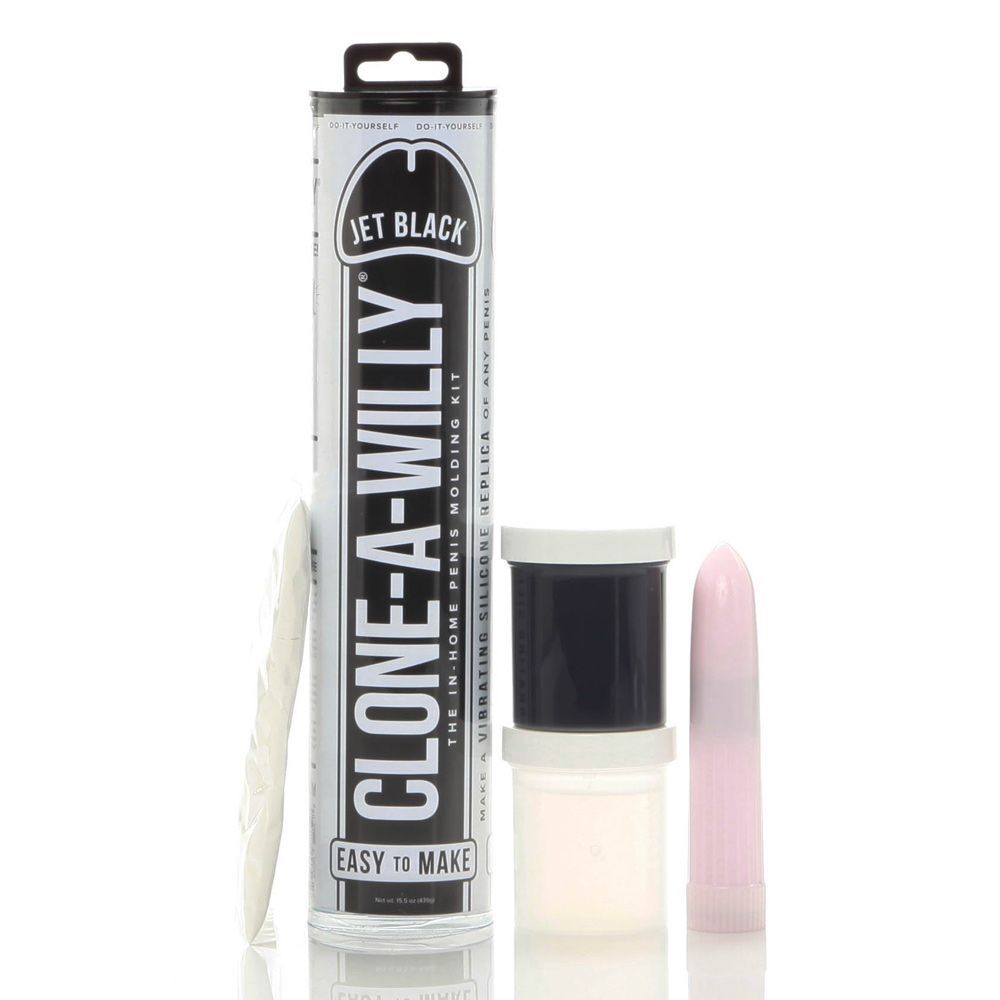premium clone a willy jet black vibrator