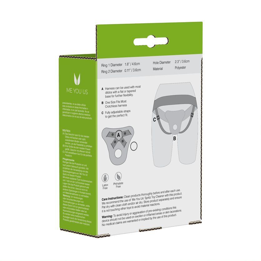 premium me you us adjustable harness black