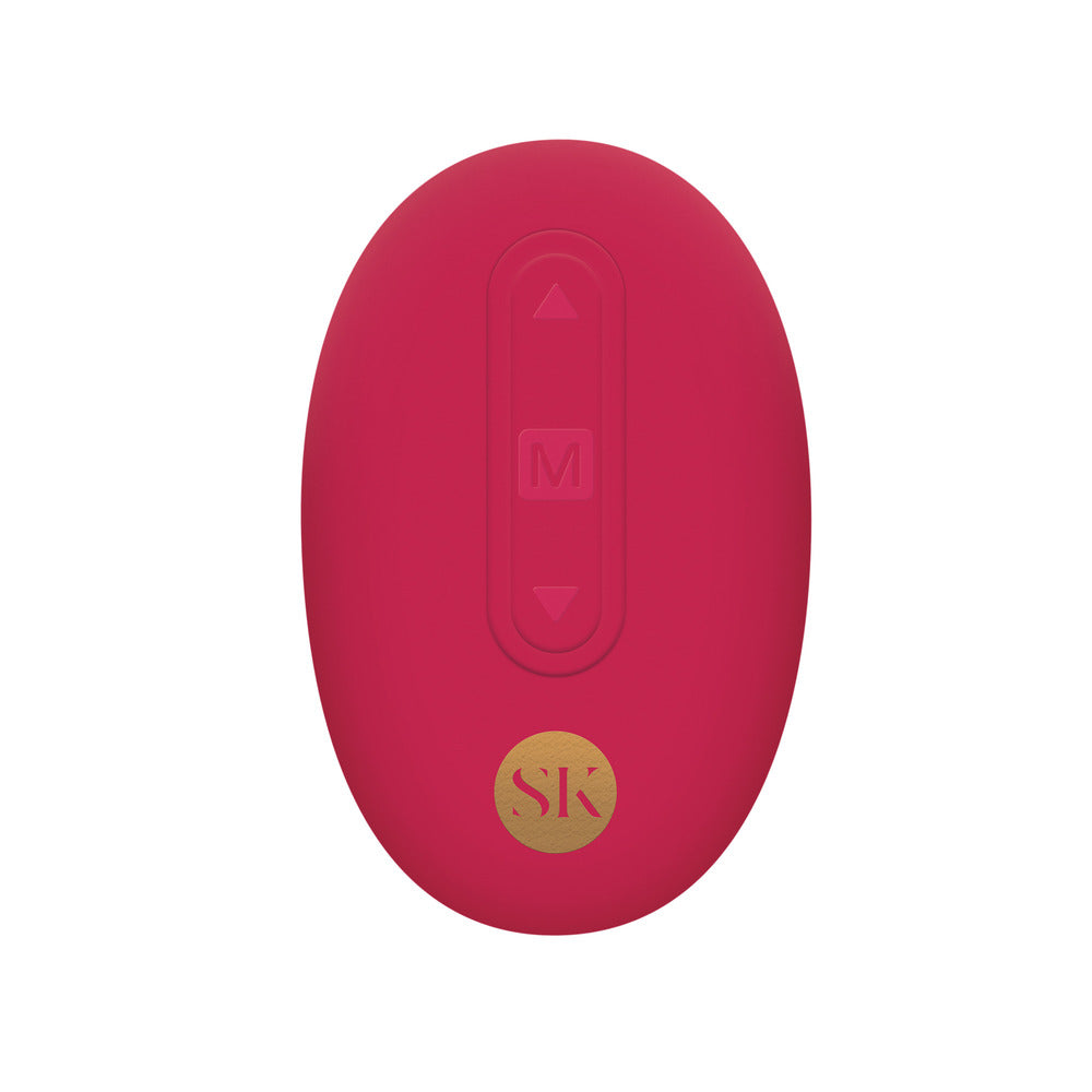 premium secret kisses remote thrusting rosebud butt plug