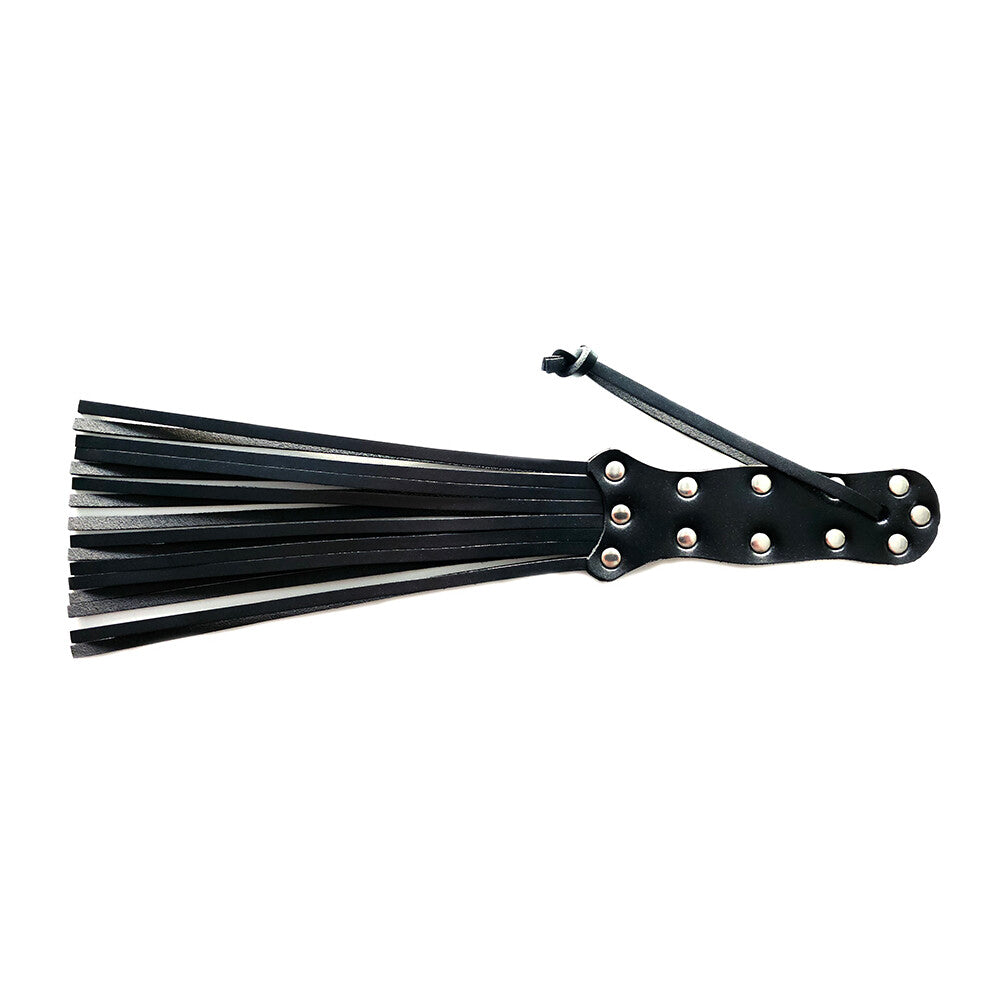 rouge leather spiral paddle