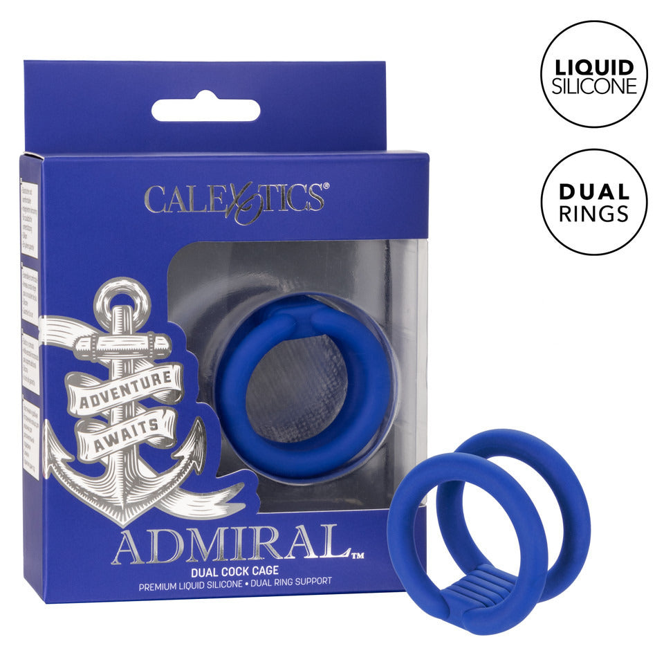 shop admiral dual cock cage