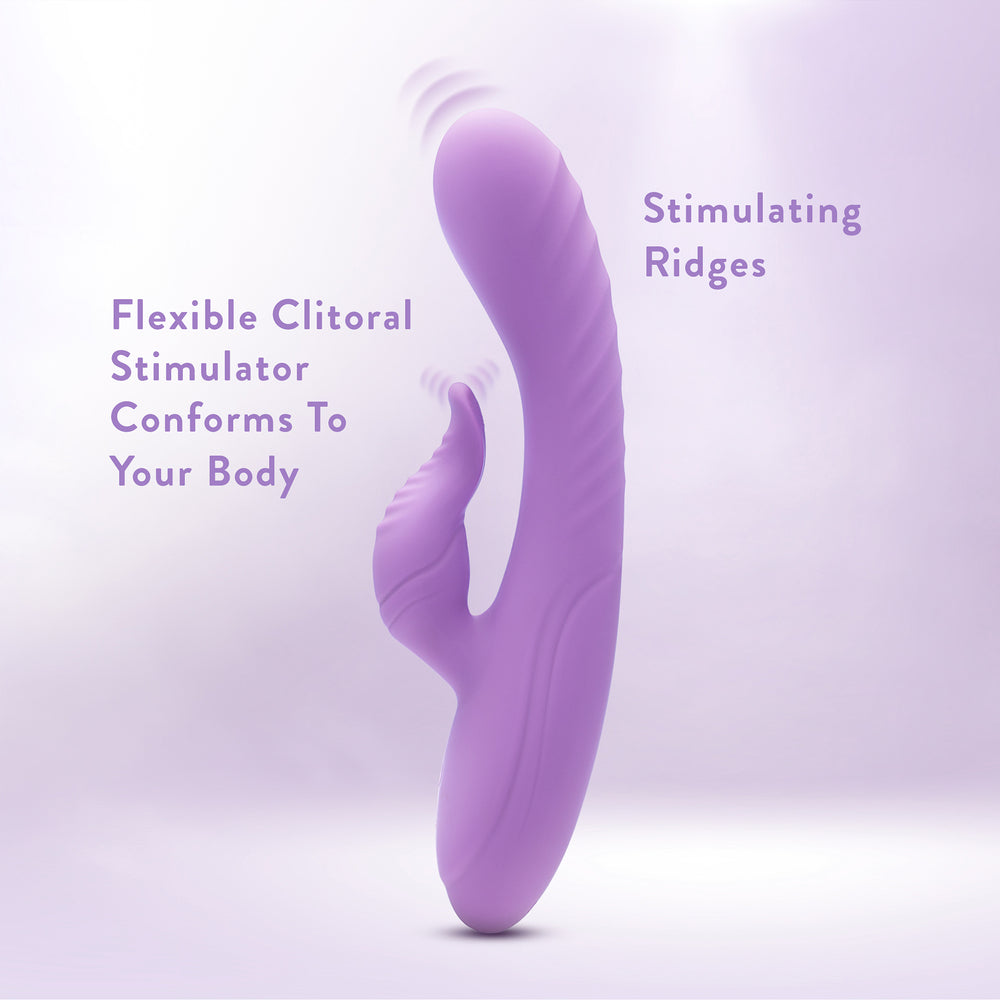 shop blush evelyn powerful dual stimulator vibe