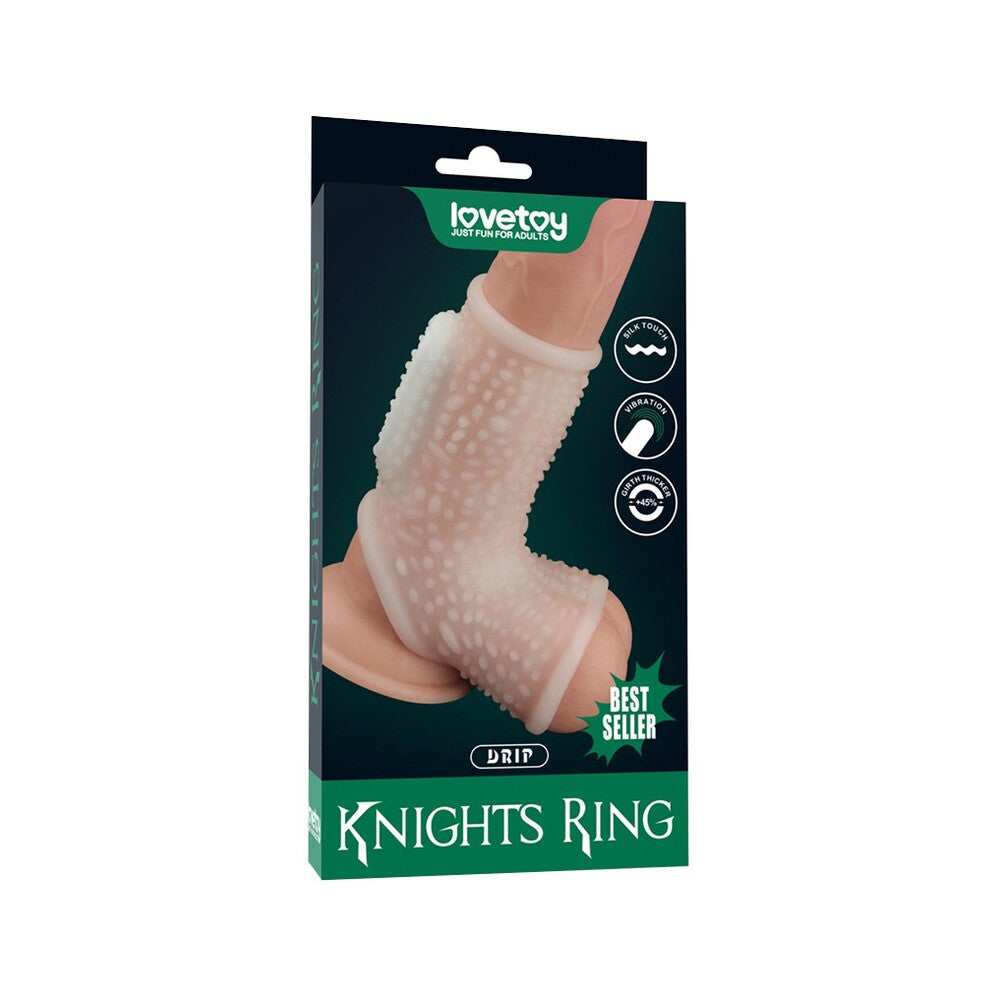shop lovetoy drip knights ring vibrating penis sleeve