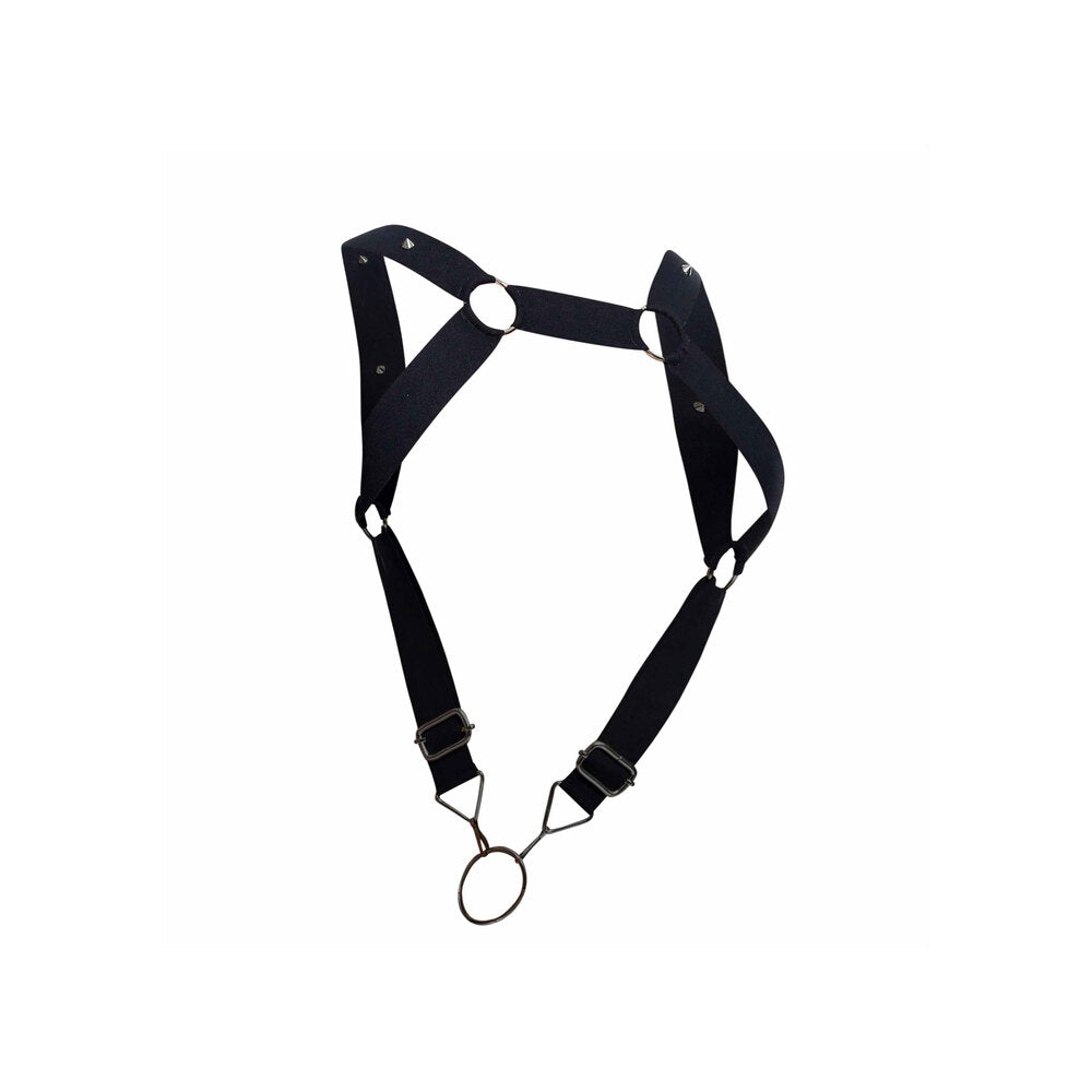shop male basics dngeon straight back harness with cock ring