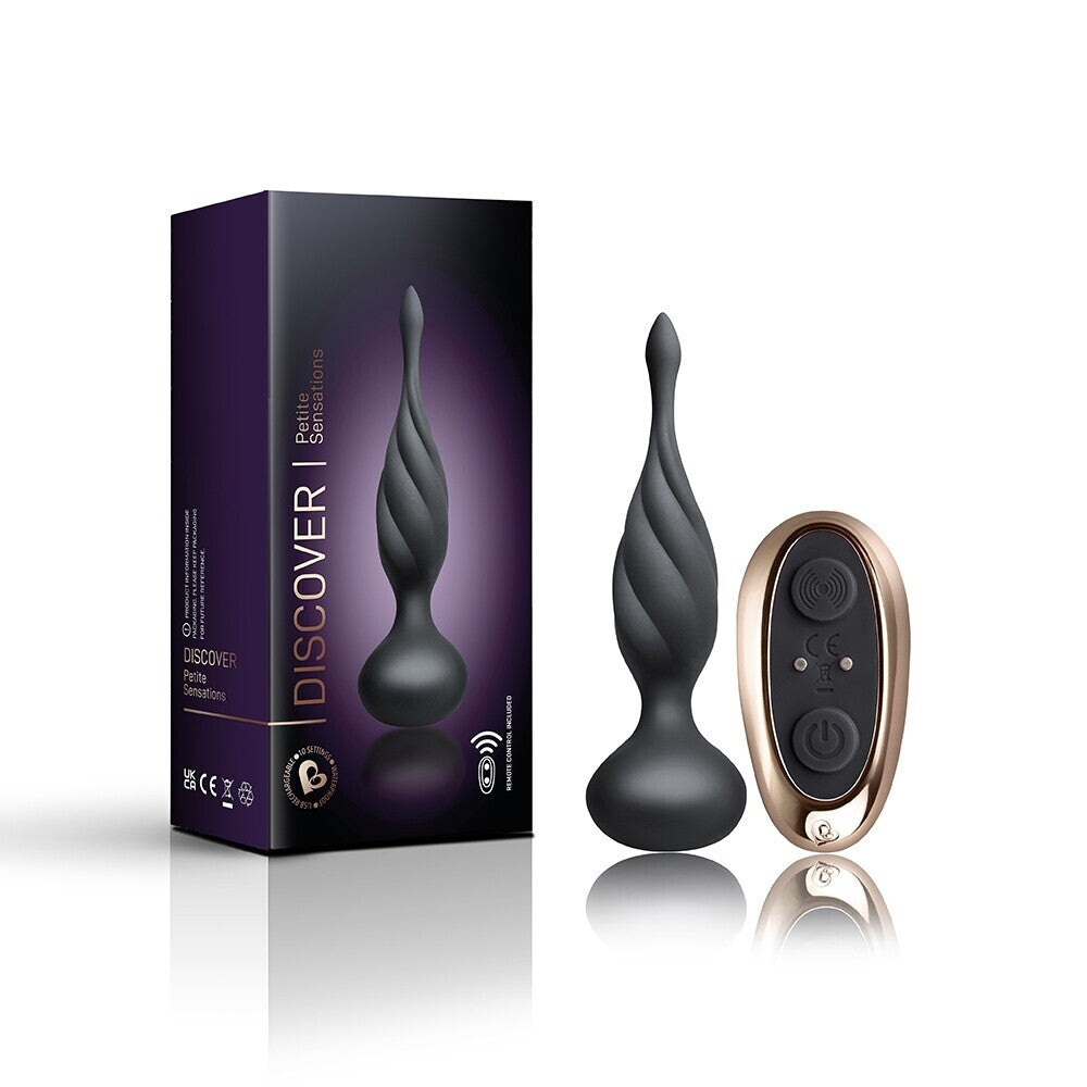 shop rocks off petite sensations discover butt plug black