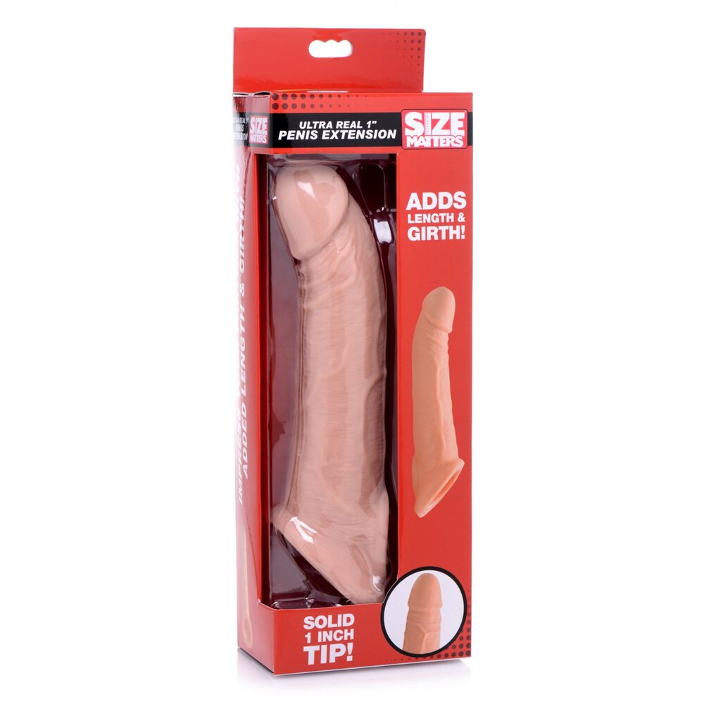 shop size matters ultra real 1 inch solid tip penis extension