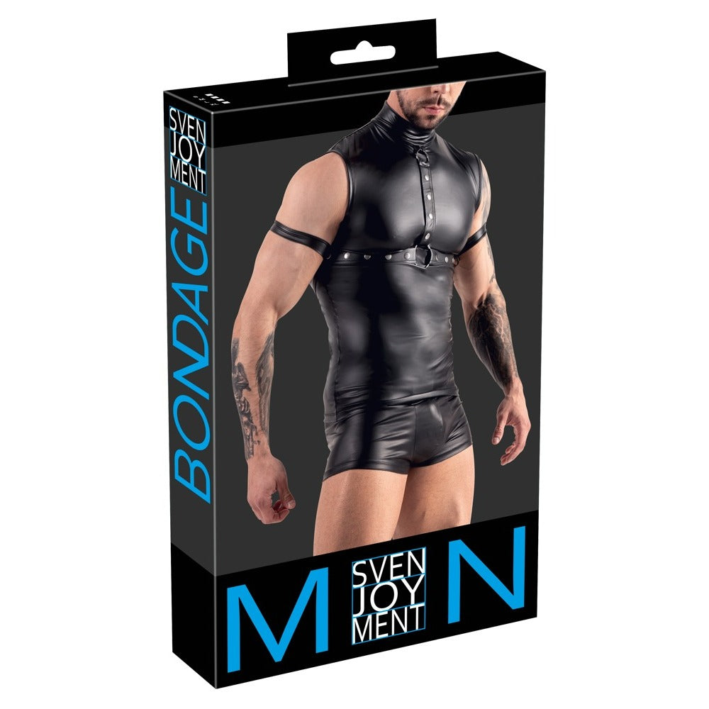 shop svenjoyment sleeveless top with chest harness and arm loops