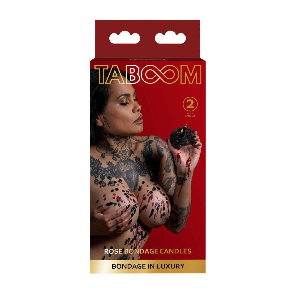 shop taboom 2 rose bondage candles