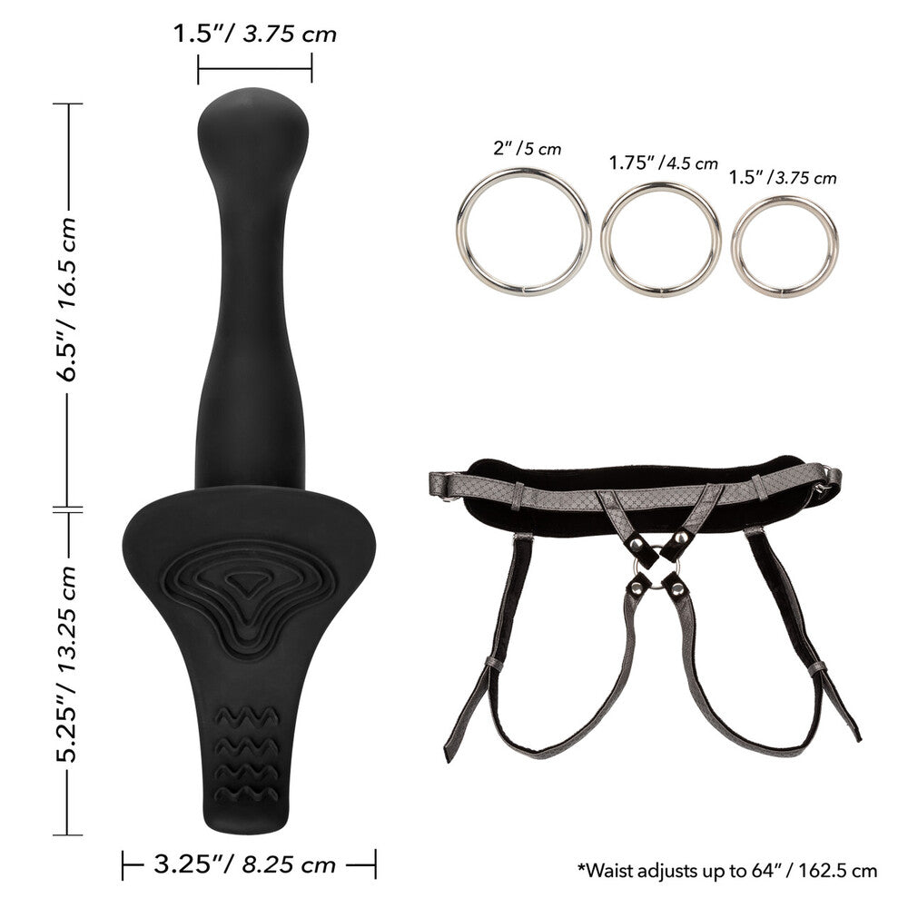 shop the royal vibrating set crotchless strap on plus vibrating probe