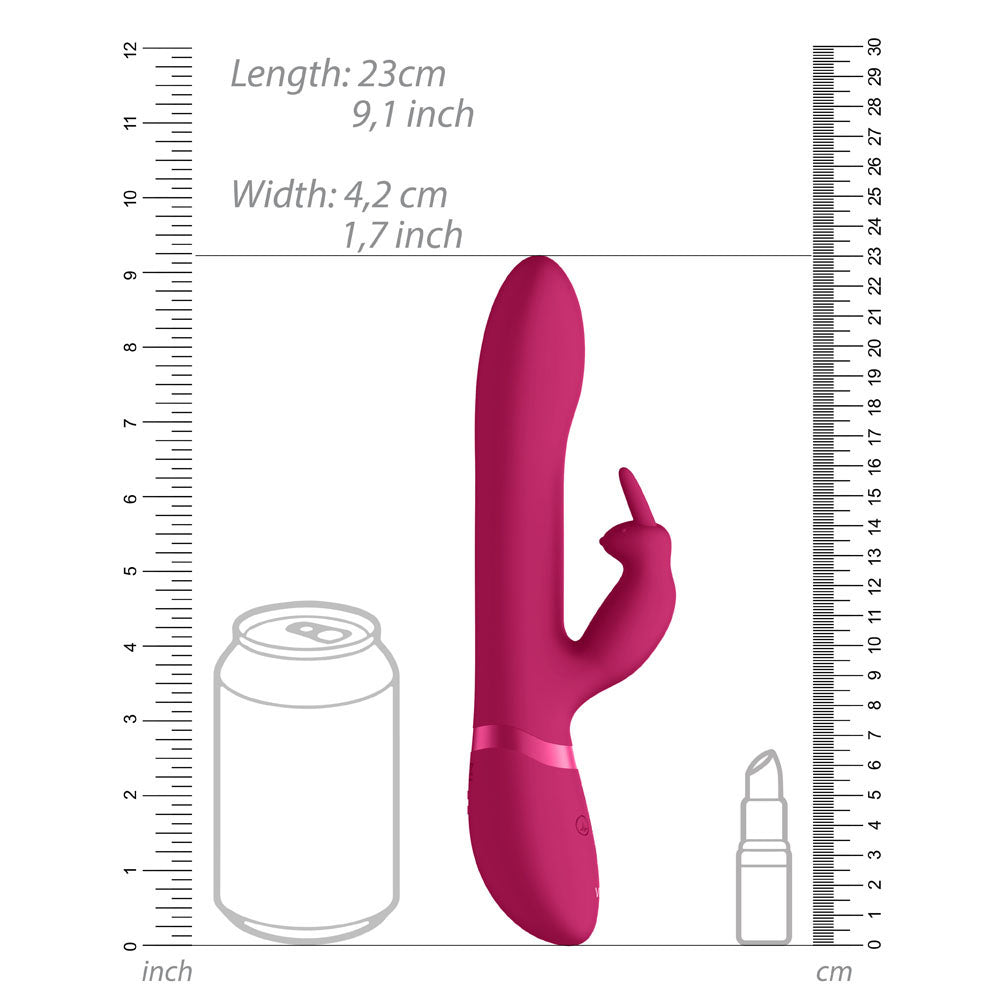 shop vive amoris pink rabbit vibrator with stimulating beads