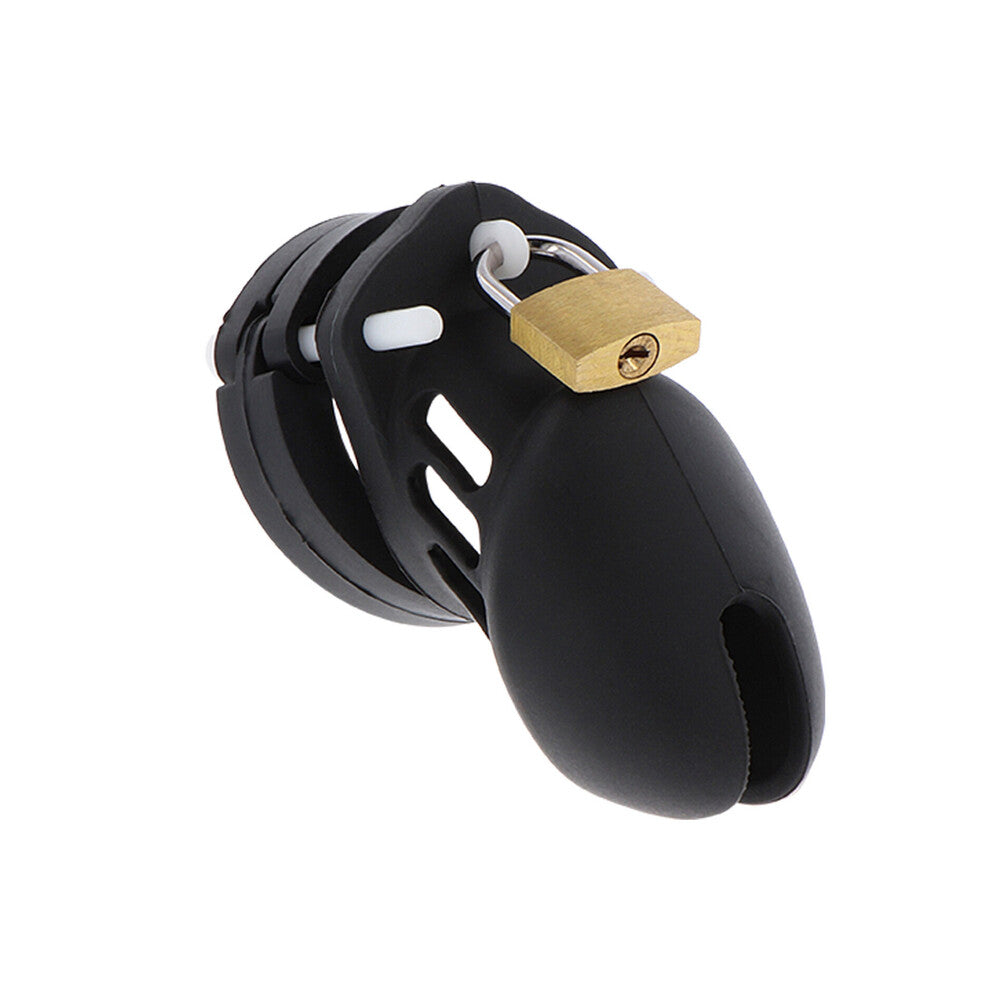 Shop hidden desire extreme chastity silicone cock cage small