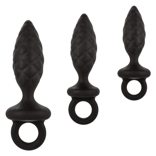 3 piece silicone anal probe kit