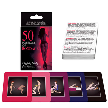 50 positions of bondage sex position cards