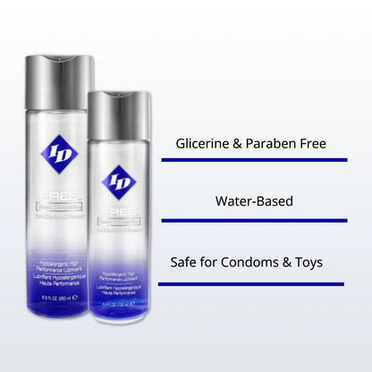 premium id free hypoallergenic waterbased lubricant 250ml