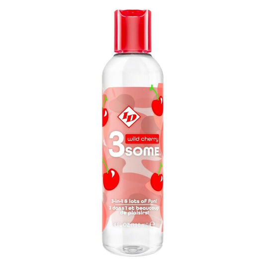 id 3some wild cherry 3 in 1 lubricant 118ml
