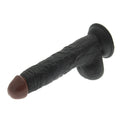 hoodlum 8 5 inch realistic black dildo