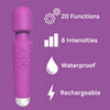 Loving Joy 20 Function Wand Vibrator Purple