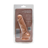 Loving Joy 7 Inch Realistic Silicone Dildo with Suction Cup and Balls Vanilla