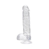 Loving Joy 6 Inch Dildo with Balls Clear