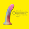 Mina Iridescent Silicone Dildo