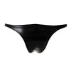 C4M Brazilian Brief Black Leatherette
