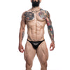 C4M Brazilian Brief Black Leatherette