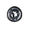 Toosh Silver Metal Butt Plug Medium Clear Stone