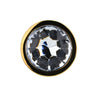 Toosh Gold Metal Butt Plug Medium Clear Stone