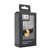 Toosh Gold Metal Butt Plug Medium Clear Stone