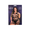 Lace by LJ Plus Size Lace Up Mini Dress