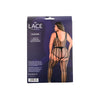 Lace by LJ Plus Size Lace Up Suspender Bodystocking