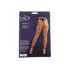 Lace by LJ One Size Industrial Net Footless Tights Black
