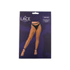 Lace by LJ One Size Industrial Net Footless Tights Black