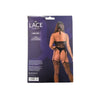 Lace by LJ Lace Suspender Bodystocking Black