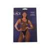 Lace by LJ Fishnet Crotchless Bodystocking Black