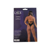 Lace by LJ Strappy Halter Teddy Black