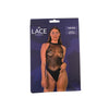 Lace by LJ Opaque Bodysuit Black