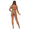 Lace by LJ Rainbow Crop Top and Skirt Set
