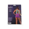 Lace by LJ Ombre Faux Lace Up Mini Dress