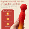 MYLO 3-in-1 Body Wand Massager Fire