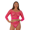 Lace by LJ Fence Net Crop Top and Bottoms