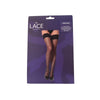 Lace by LJ Fishnet Thigh High Stockings with Rhinestones