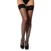 Lace by LJ Fishnet Thigh High Stockings with Rhinestones