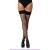 Lace by LJ Fishnet Thigh High Stockings with Rhinestones